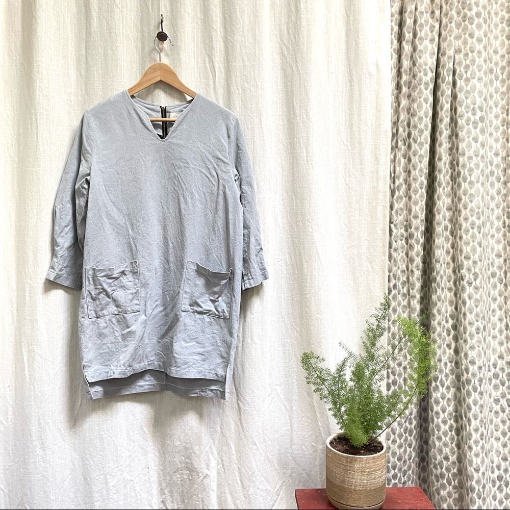 Caramel Denim Shirt Dress 100% Cotton